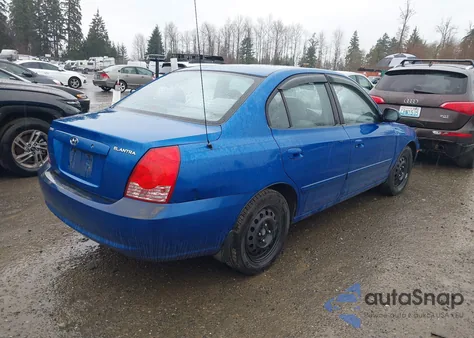 2004 Hyundai Elantra Gls/Gt из США, поврежденный, VIN KMHDN46D34U921272